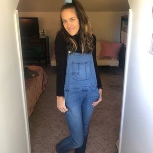Denim Overall Pants